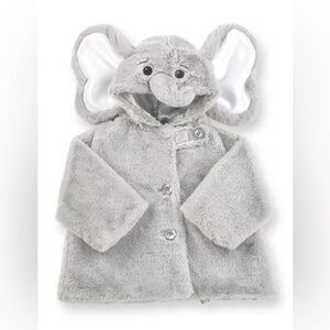 Cozy Gray and White Elephant Halloween Costume